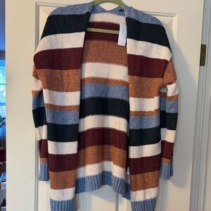 Striped Multicolor Cardigan